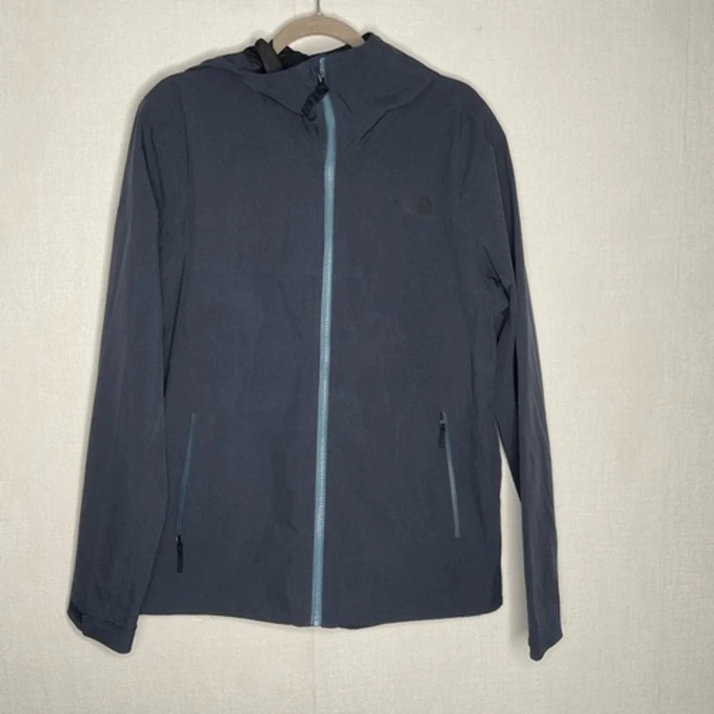The North Face Windbreaker Men's Medium West Basin DryVent Jacket Aviator Navy M
